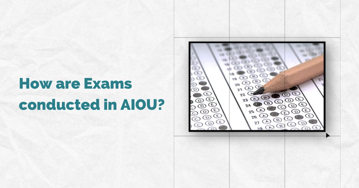 How are Exams conducted in AIOU