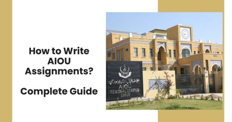 How to Write AIOU Assignments