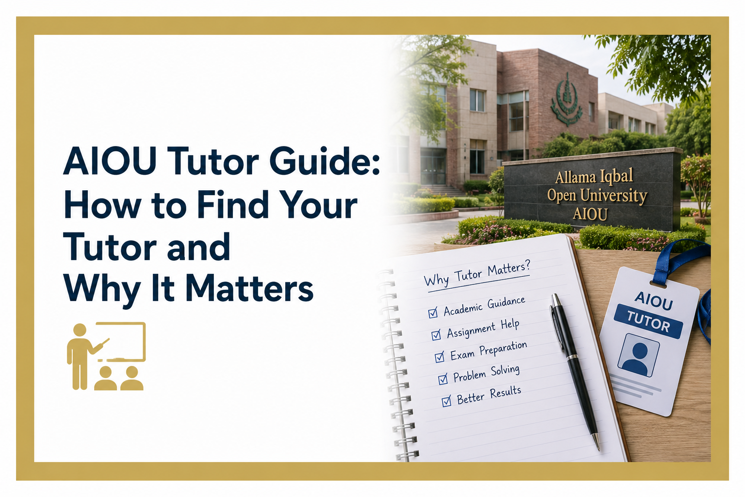 AIOU Tutor Guide How to Find Your Tutor and Why It Matters