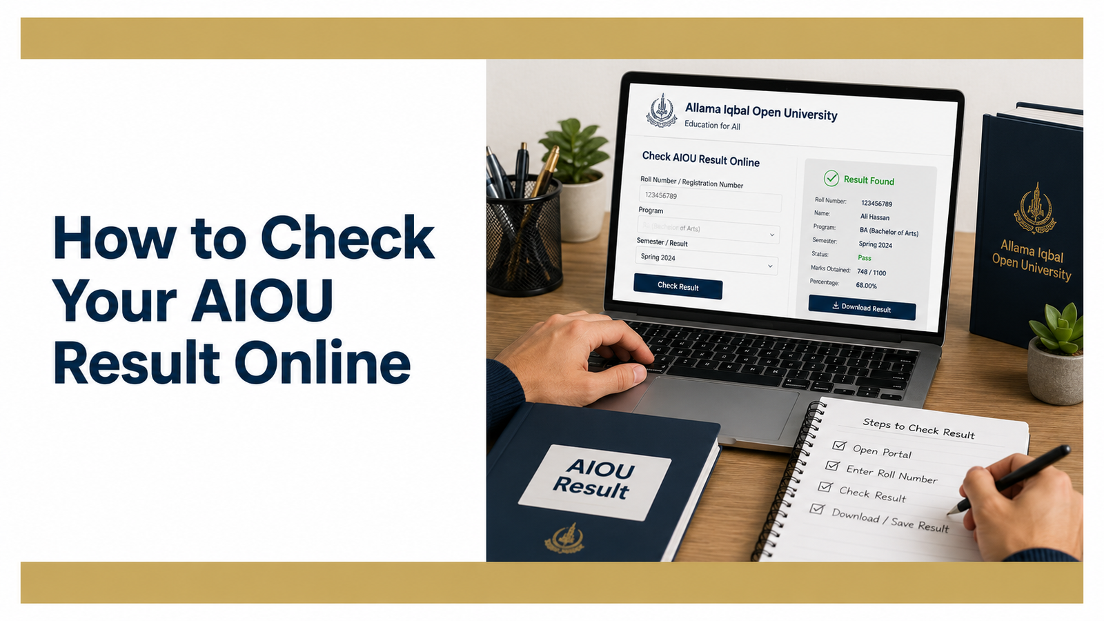 How to Check Your AIOU Result Online